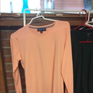 Peach coloured tee